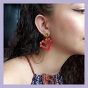 Aretes corazón 