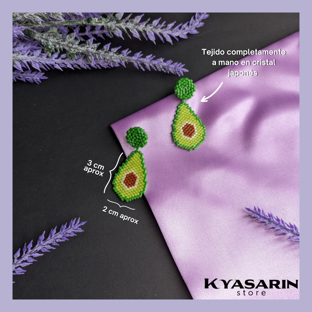 Aretes aguacates 
