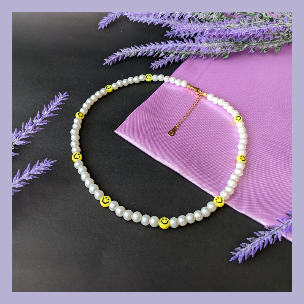 Choker happy perlas