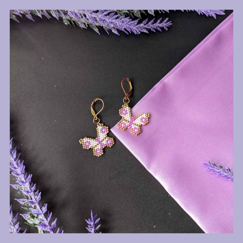 Aretes mariposas 
