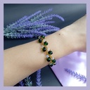 Pulseras Murano cruzada 