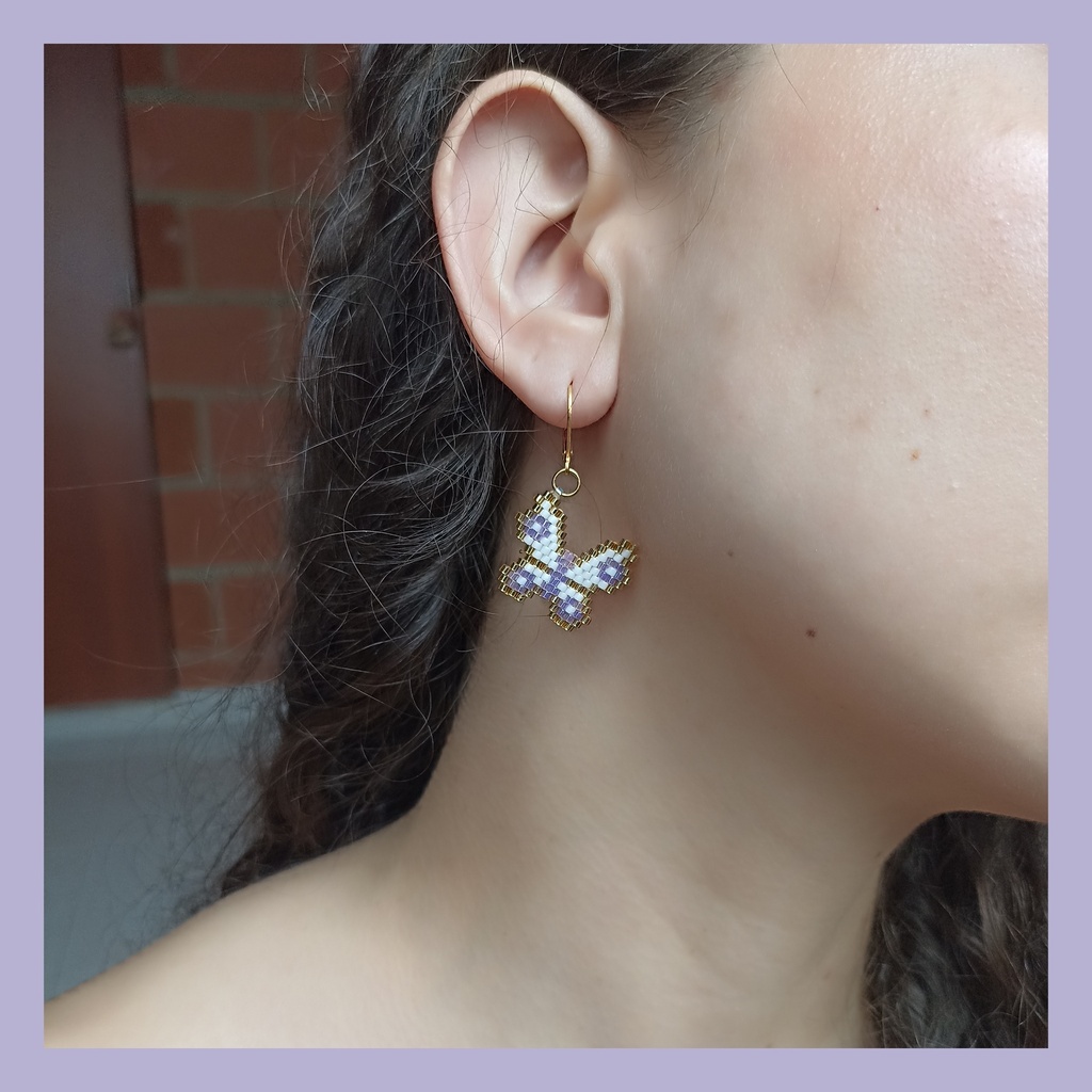 Aretes mariposas 