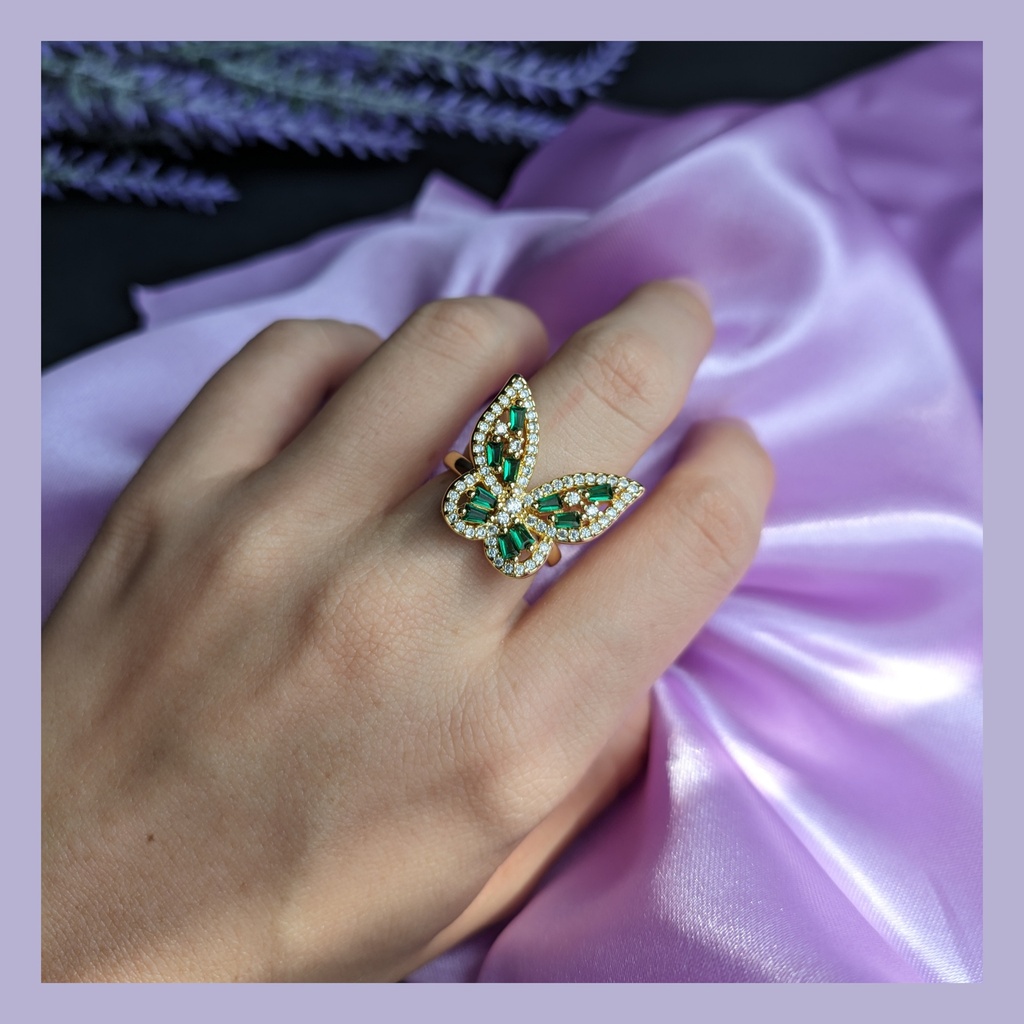 Anillo mariposa circones