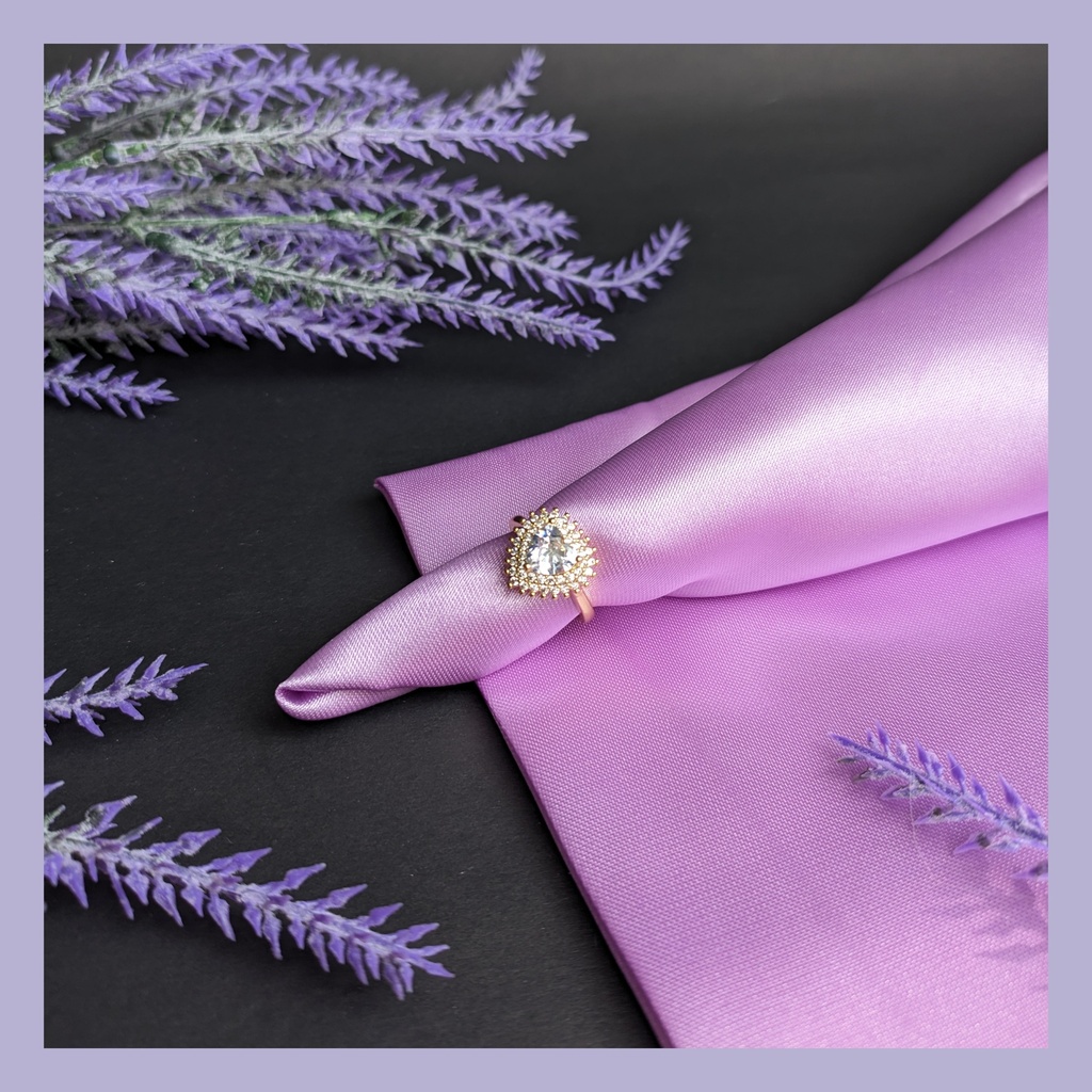 Anillo corazón circones