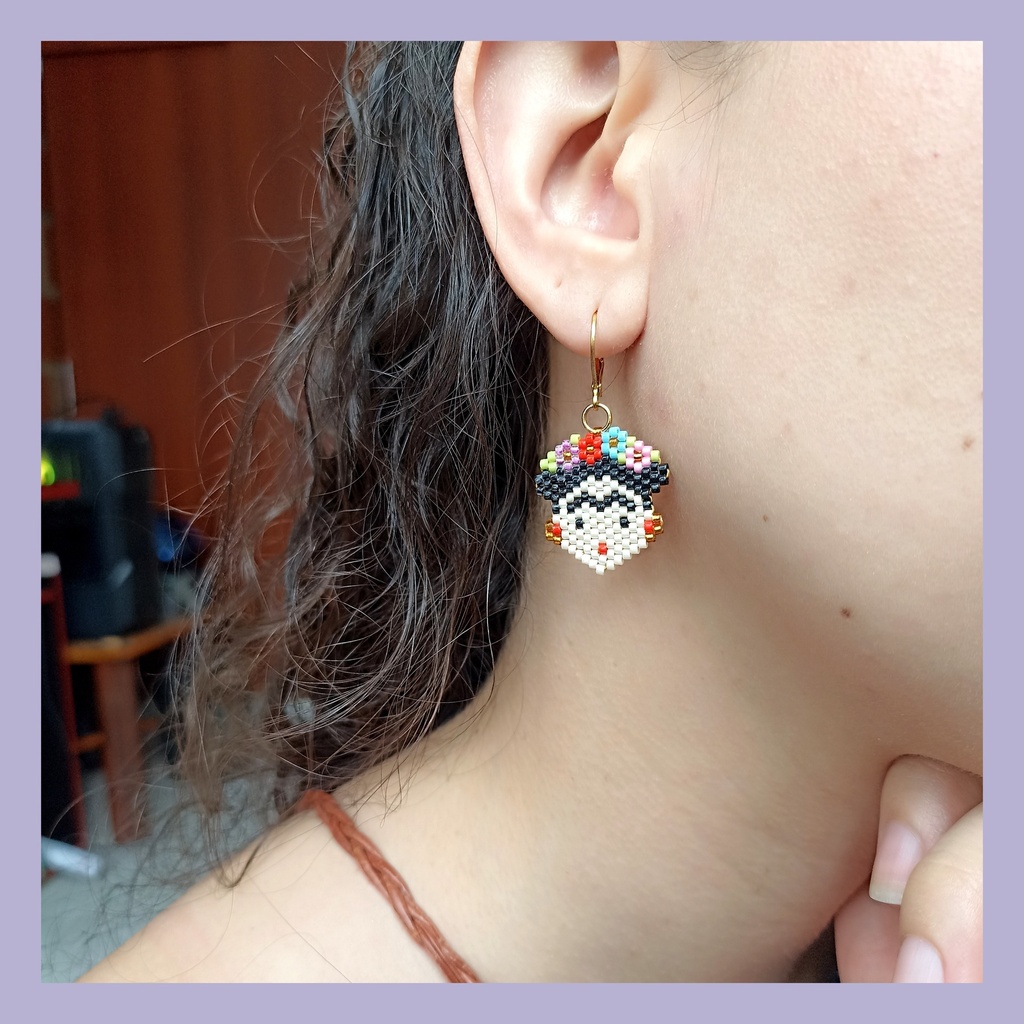 Aretes Frida Kahlo 