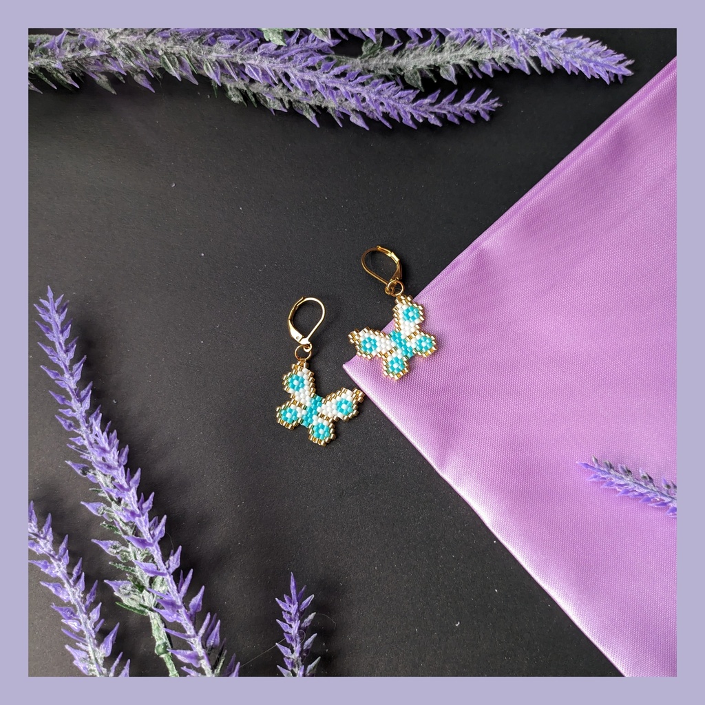Aretes mariposas 