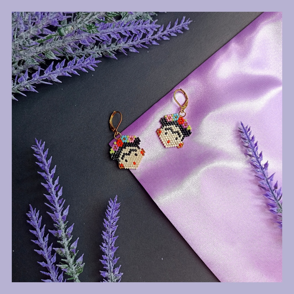 Aretes Frida Kahlo 