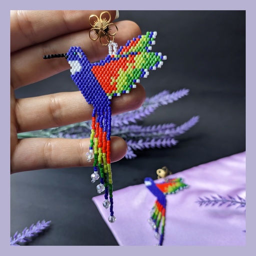 Aretes Colibríes 