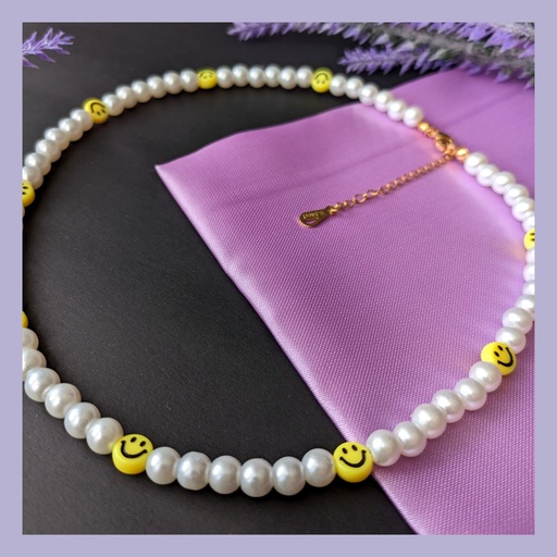 Collar happy perlas