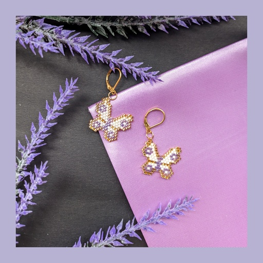 Aretes mariposas 